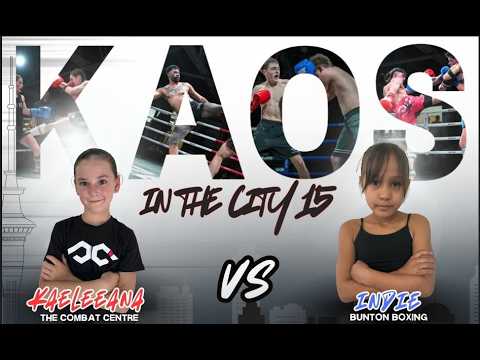 KAOS IN THE CITY 15 BOXING EVENT: INDIE BURGE vs KAELEANNA ROSS