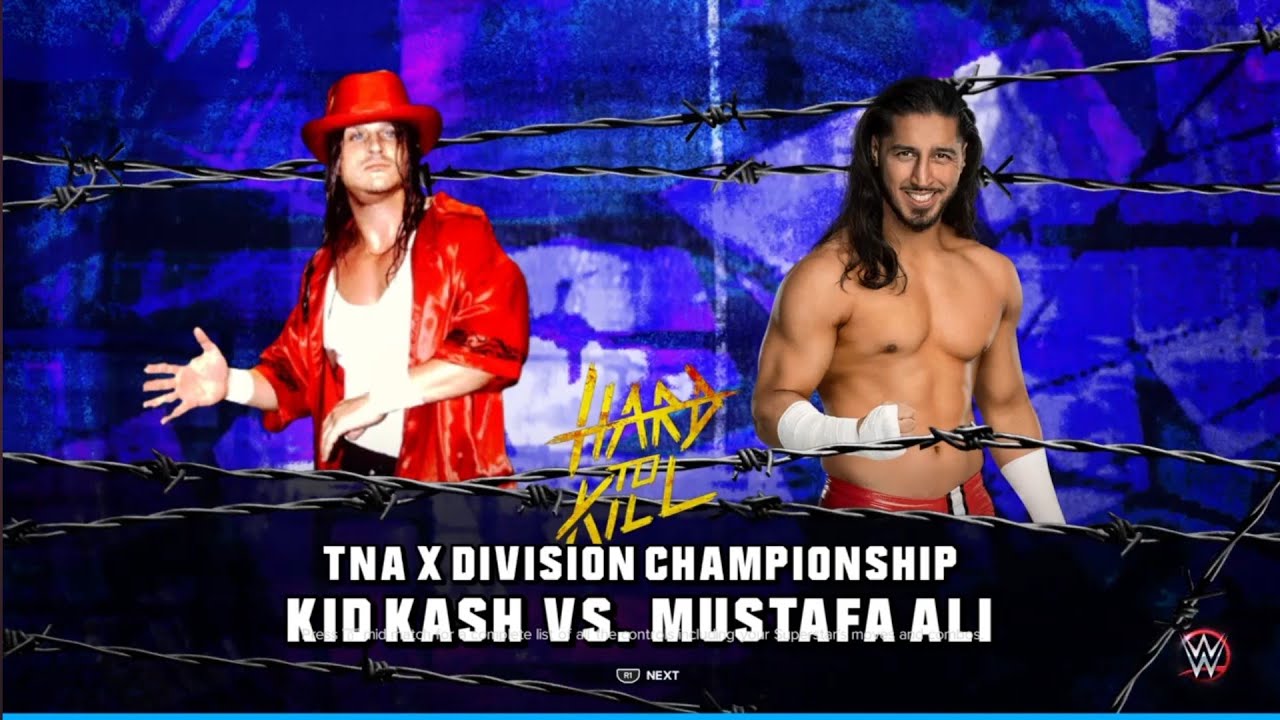 Kid Kash vs Mustafa Ali. Hard To Kill. WWE 2K23