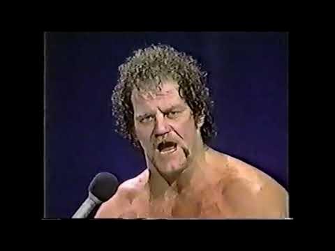Ron Starr vs Ron Garvin. Georgia. 1985 background