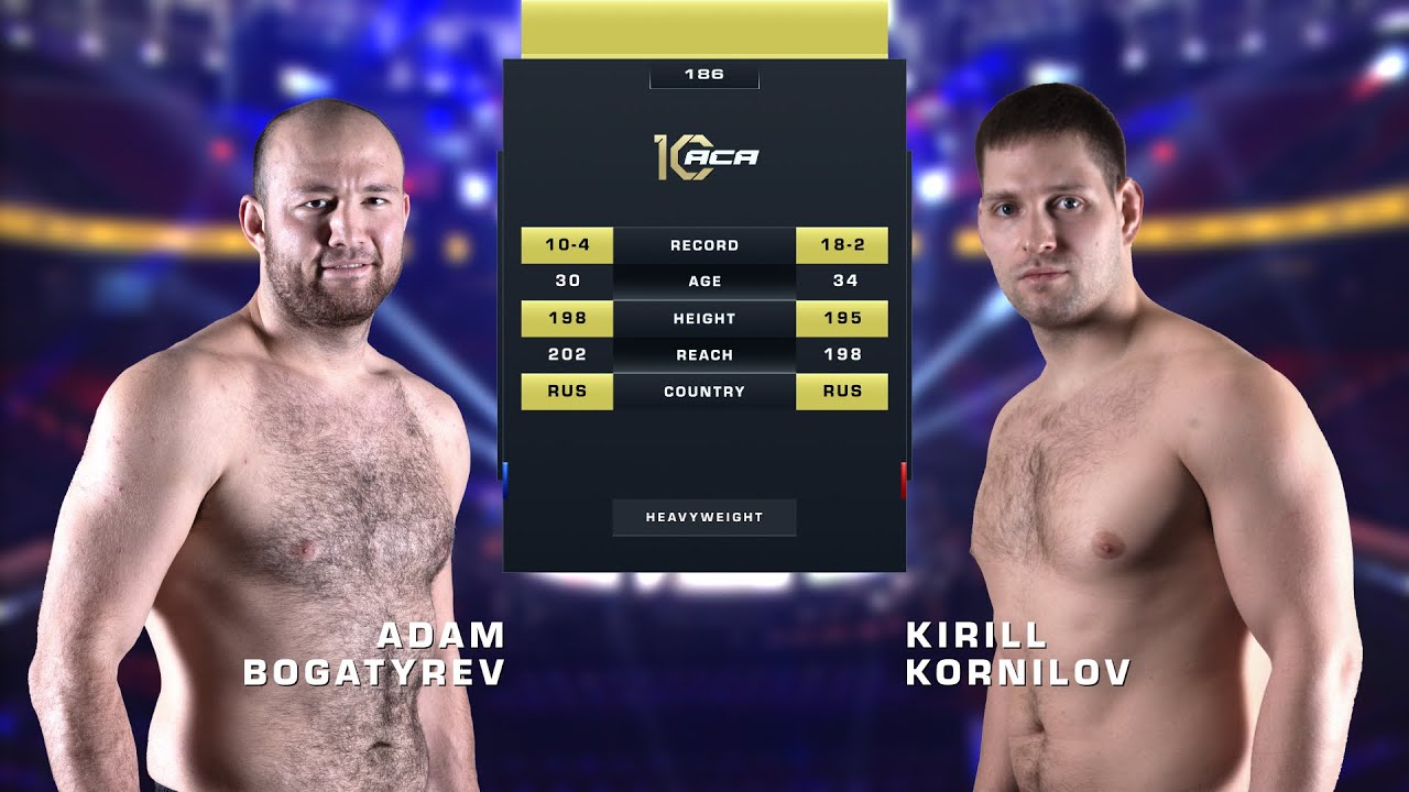 Адам Богатырев vs. Кирилл Корнилов 2 | Adam Bogatyrev vs. Kirill Kornilov 2 | ACA 186