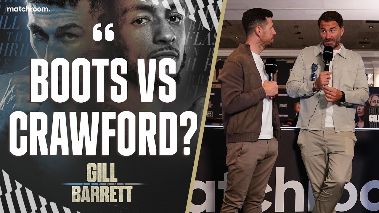 Eddie Hearn On Jaron Ennis Signing & Clarke vs Chamberlain Purse Bids background
