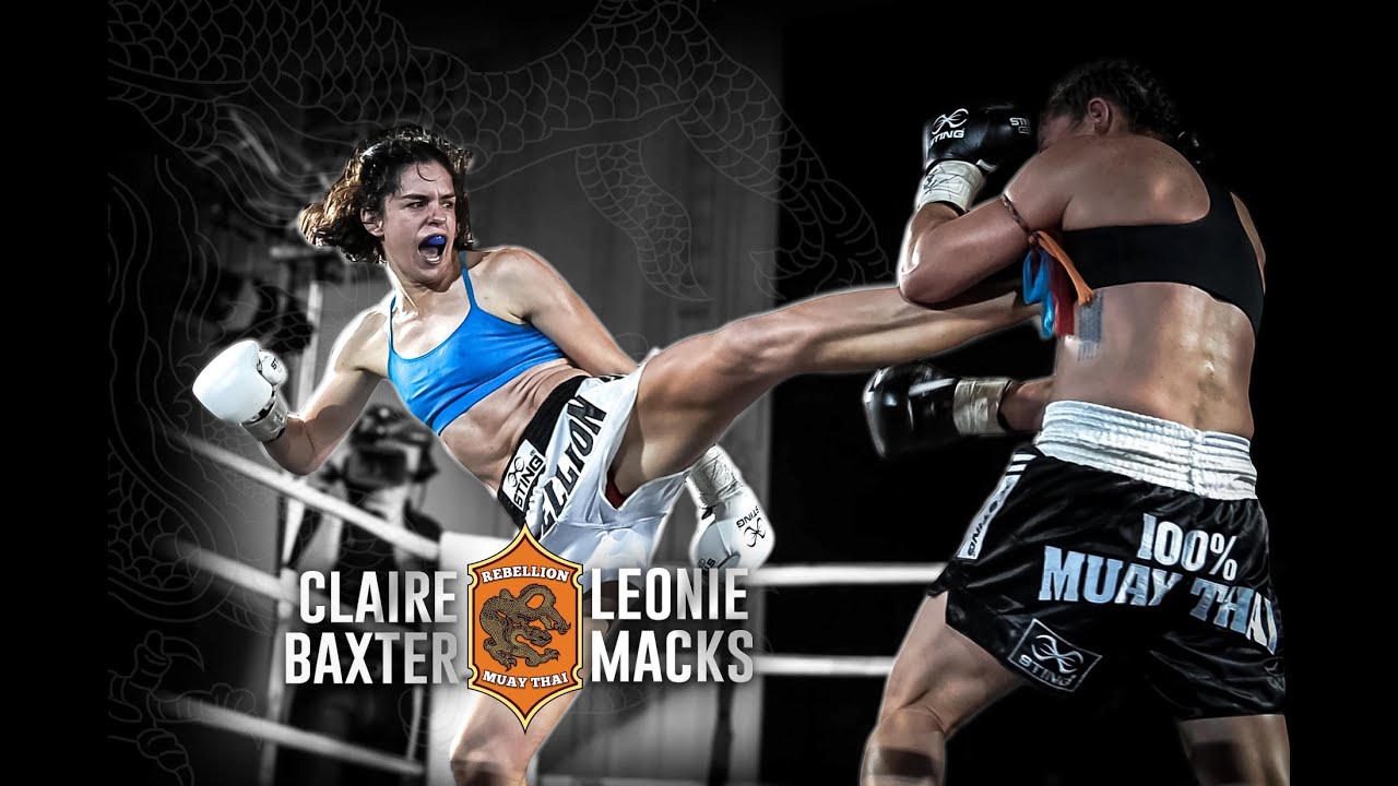FULL FIGHT | Rebellion Muaythai 12: Claire Baxter vs Leonie Macks background