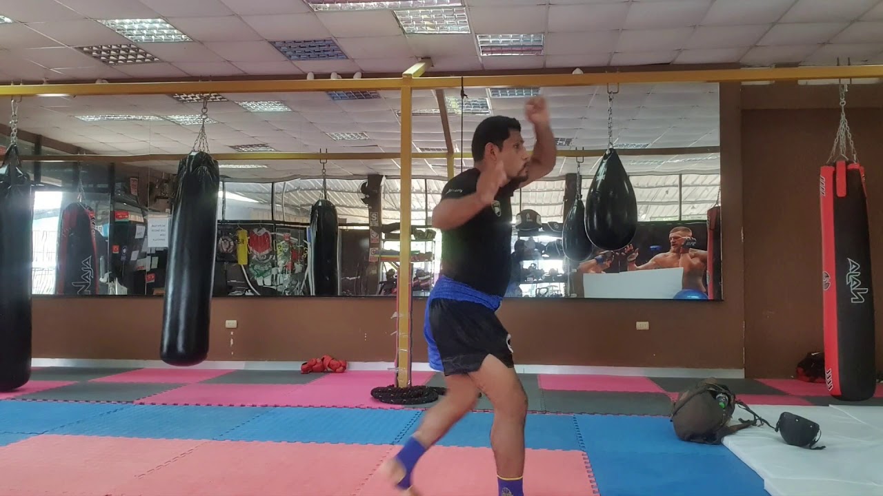 #MuaythaiConnects2.0 Art of 8 Limbs with Shadow Boxing by Peru Masters Athlete background