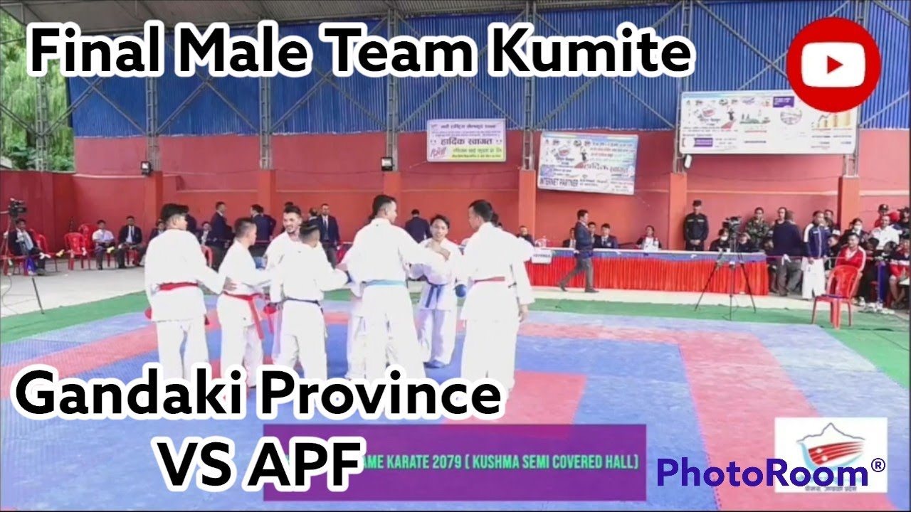 Final Male Team Kumite | Gandaki Province VS ( APF ) | 9TH NATIONAL GAME POKHARA, NEPAL ЁЯЗ│ЁЯЗ╡ background
