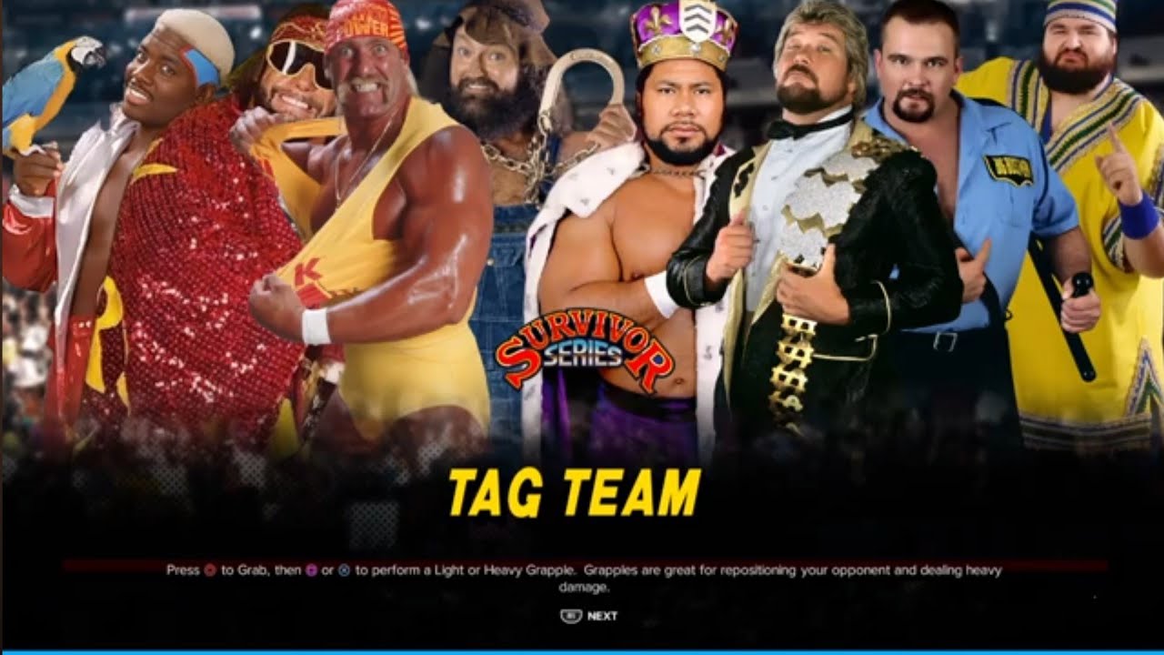 The Hulkamericans vs The Million Dollar Team. Survivor Series 88. WWE 2K24