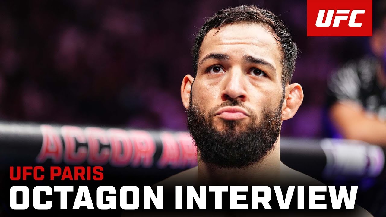 Nassourdine Imavov Octagon Interview | UFC Paris background