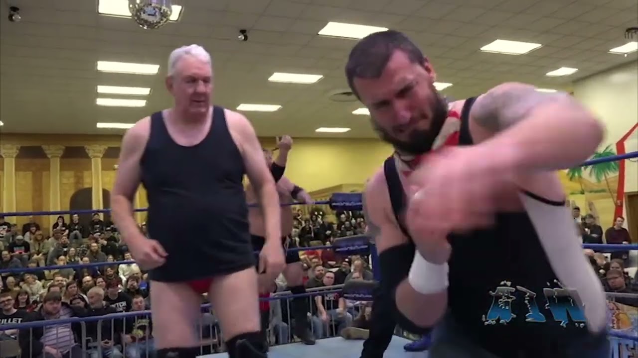 Bob Orton Jr.,Swoggle,PB Smooth VS. Mance Warner,Jock Samson, The Duke - Absolute Intense Wrestling background