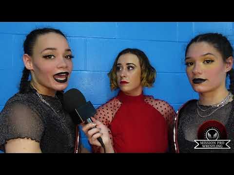 Backstage Exclusive: The Renegade Twins respond to Blonde Force Trauma and any opponent! background