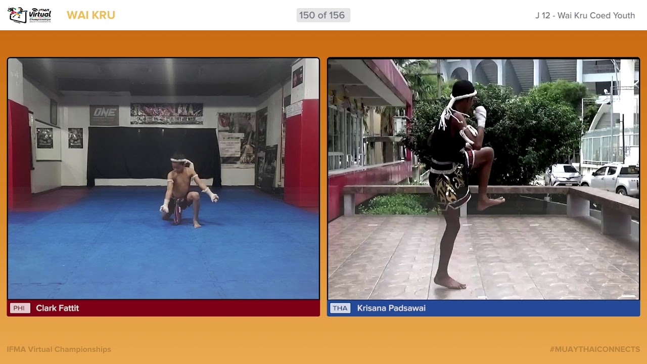 WAI KRU Final #150, PHI Clark Fattit – THA Krisana Padsawai 9 – 10 background
