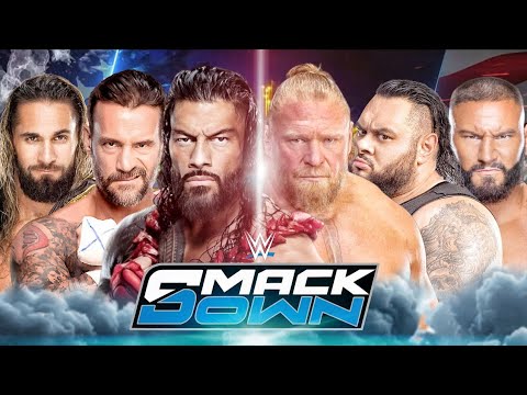 Roman Reigns, CM Punk & Seth Rollins vs Brock Lesnar, Bron Breakker & Bronson Reed WWE 2K25 Gameplay
