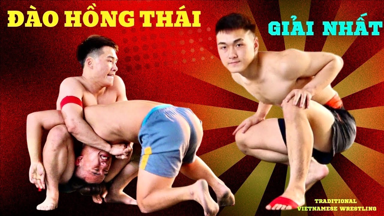 ĐÀO HỒNG THÁI đánh giải nhất làng Đông Bích ,Đấu Vật Hội Làng,Traditional Vietnamese Mens Wrestling.