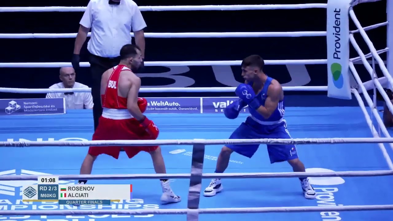 Radoslav Rosenov (BUL) vs. Tiziano Alciati (ITA) European U23 Championships 2025 QF's (60kg)