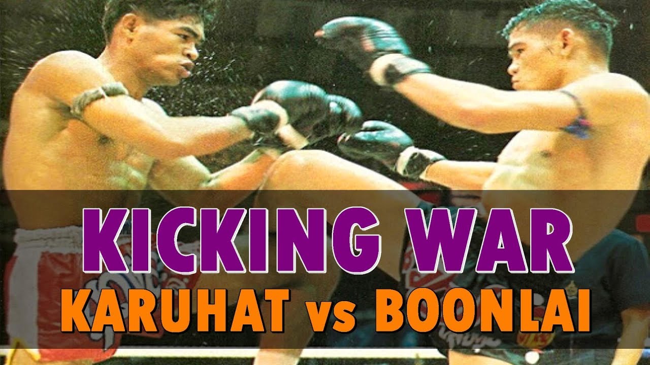 Boonlai and Karuhat - Beautiful Kicking | Muay Thai background