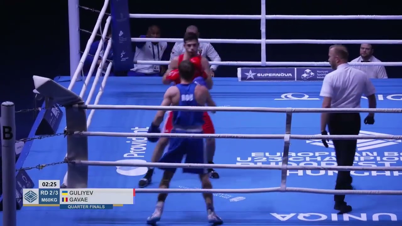 Rasul Guliyev (UKR) vs. Andrei Gavae (ROU) European U23 Championships 2025 QF's (60kg)