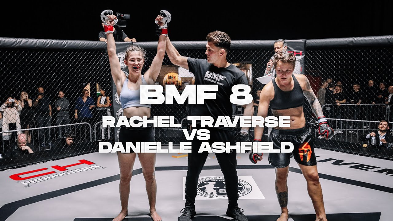 BMF 8 | Rachel Traverse vs Danielle Ashfield | Amateur Bantamweight MMA | BADMOFO MMA background