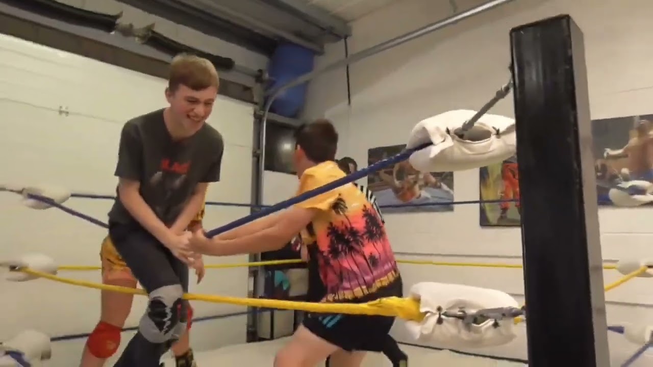 All Club Tropicana vs Blackheart Matches - Showcase Training show Rascals Pro Wrestling Academy background