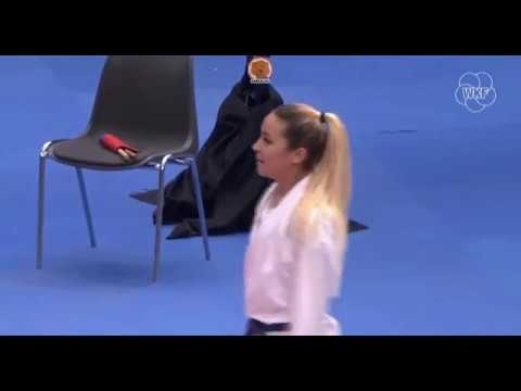 Karate1 Premier League - Berlin 2018 - Female Kumite -55 Kg - Final backdrop