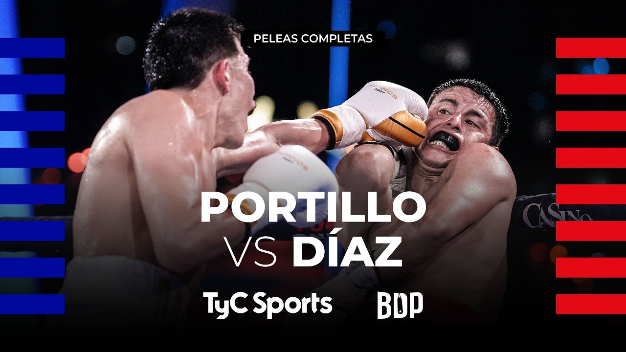 Gustavo Portillo vs. Daniel Alberto Díaz - Boxeo de Primera - TyC Sports