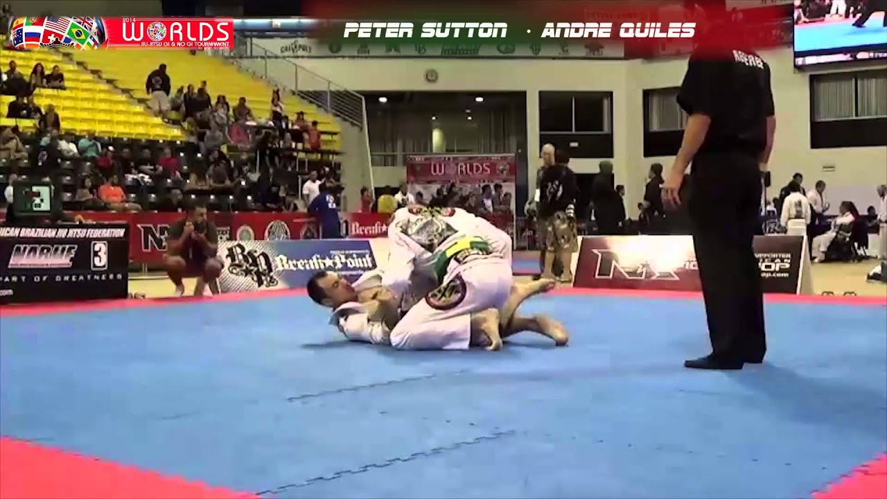 2014 SJJIF Worlds Petter Sutton VS Andre Quiles