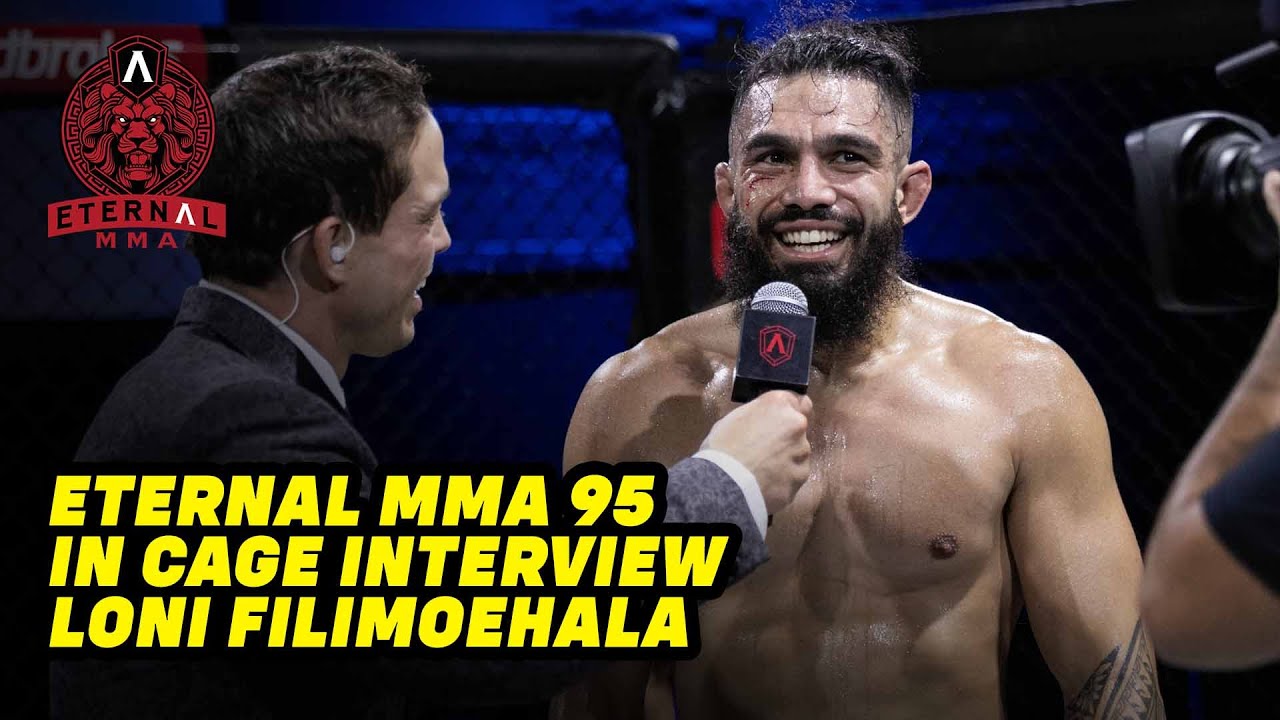 Eternal MMA 95: Loni Filimoehala: In Cage Interview background