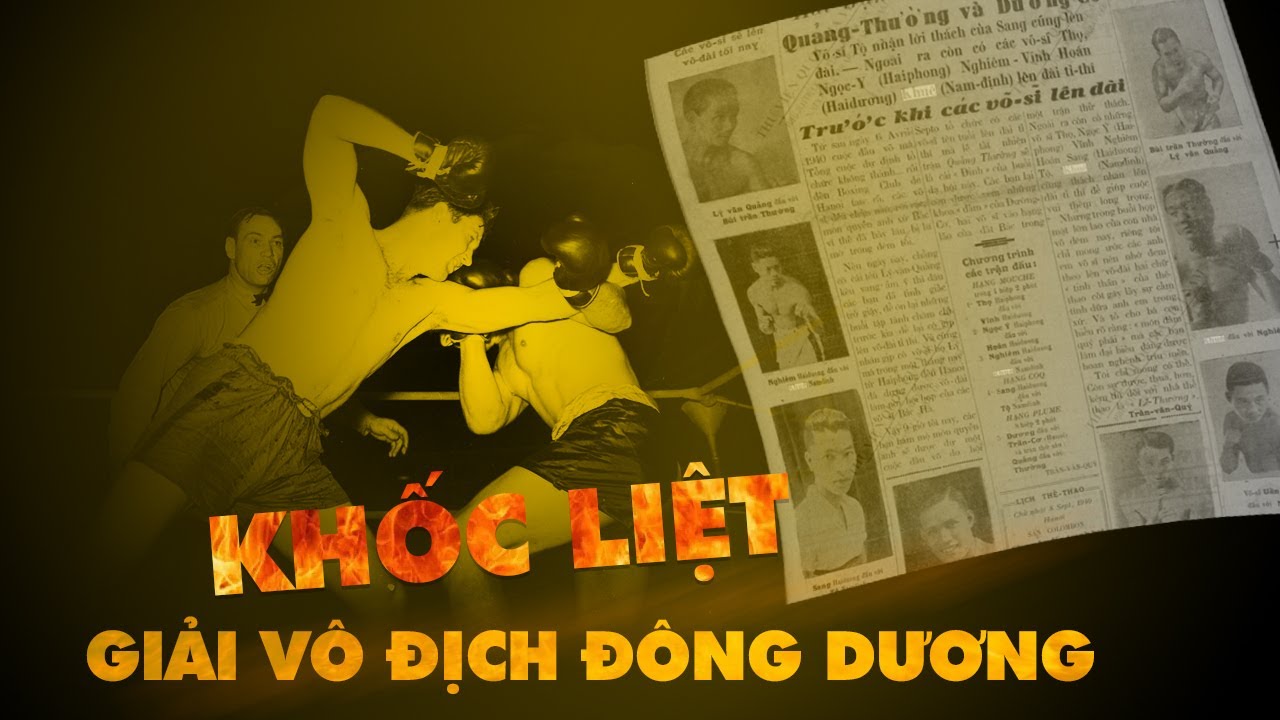 Giải vô địch Quyền Anh Đông Dương xưa: Võ sĩ Việt hạ gục cả tay đấm Pháp lẫn châu Phi