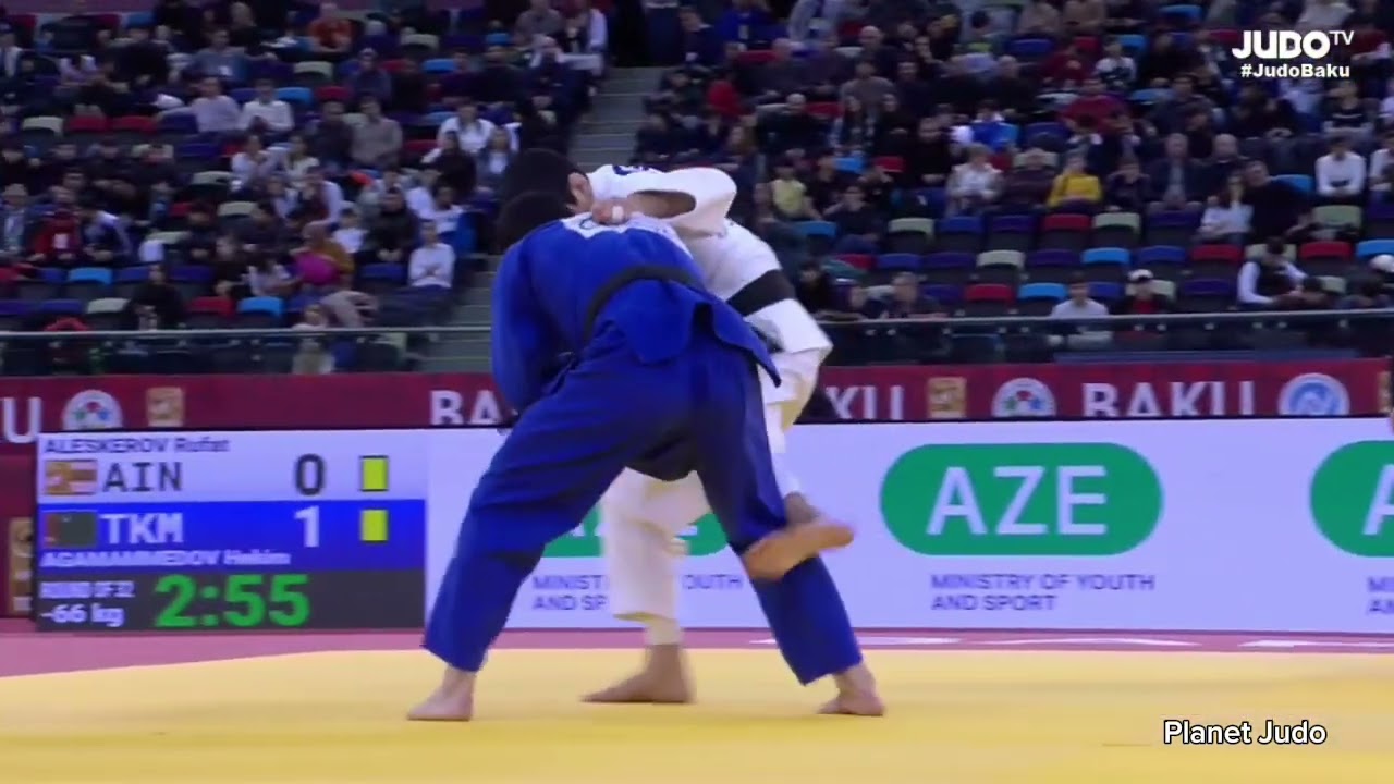 Rufat ALESKEROV 🇷🇺 🆚️ Hekim AGAMAMMEDOV 🇹🇲 | 1 раунд/-66кг | Большой Шлем Баку 2024