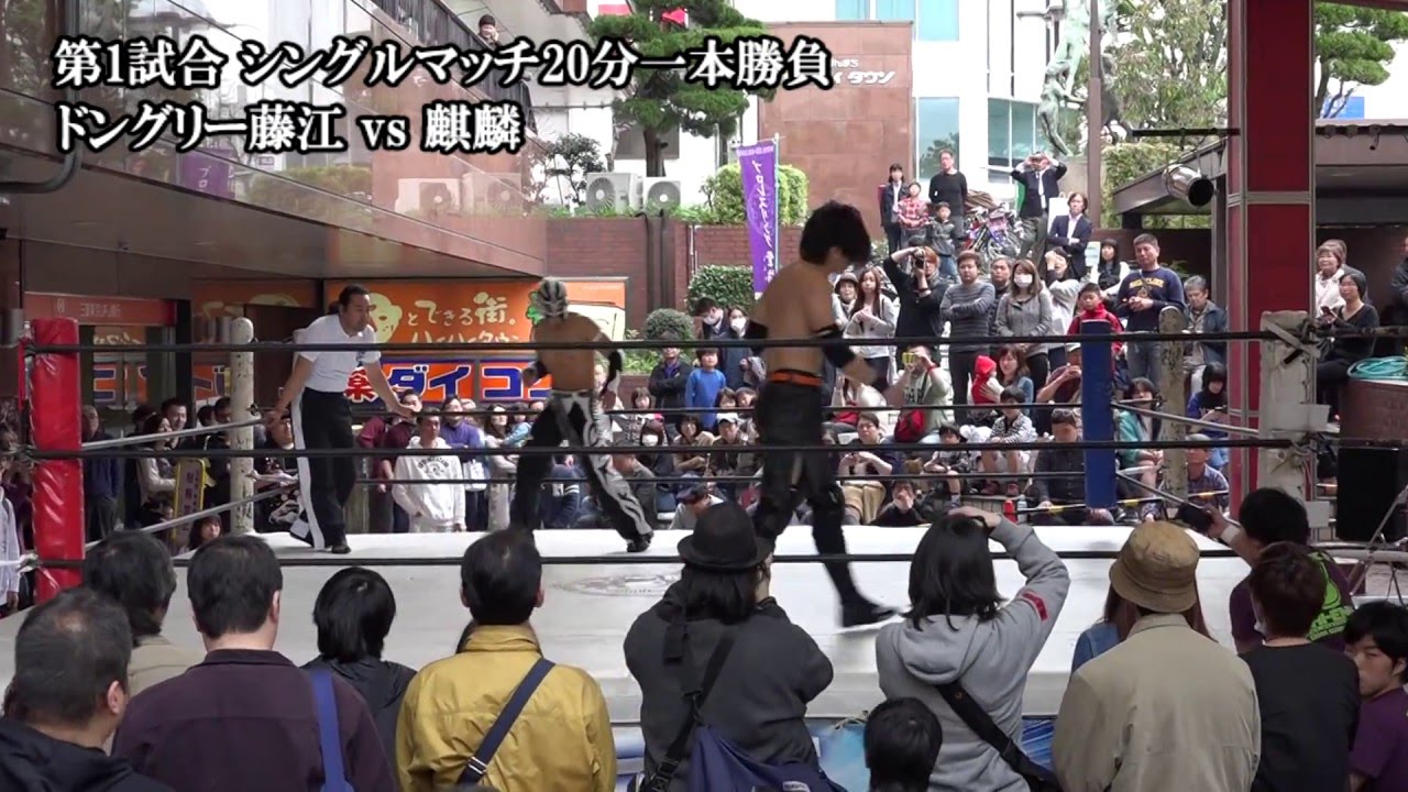 2016.4.10 プロレスリング紫焔ハイハイタウン大会 オープニングマッチ background