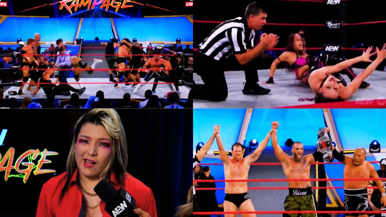 AEW Rampage 08/23/24 Results- Huge Brawl Ends The Show, Mina Shirakawa Wins, Hikaru Shida Fired Up 🔥