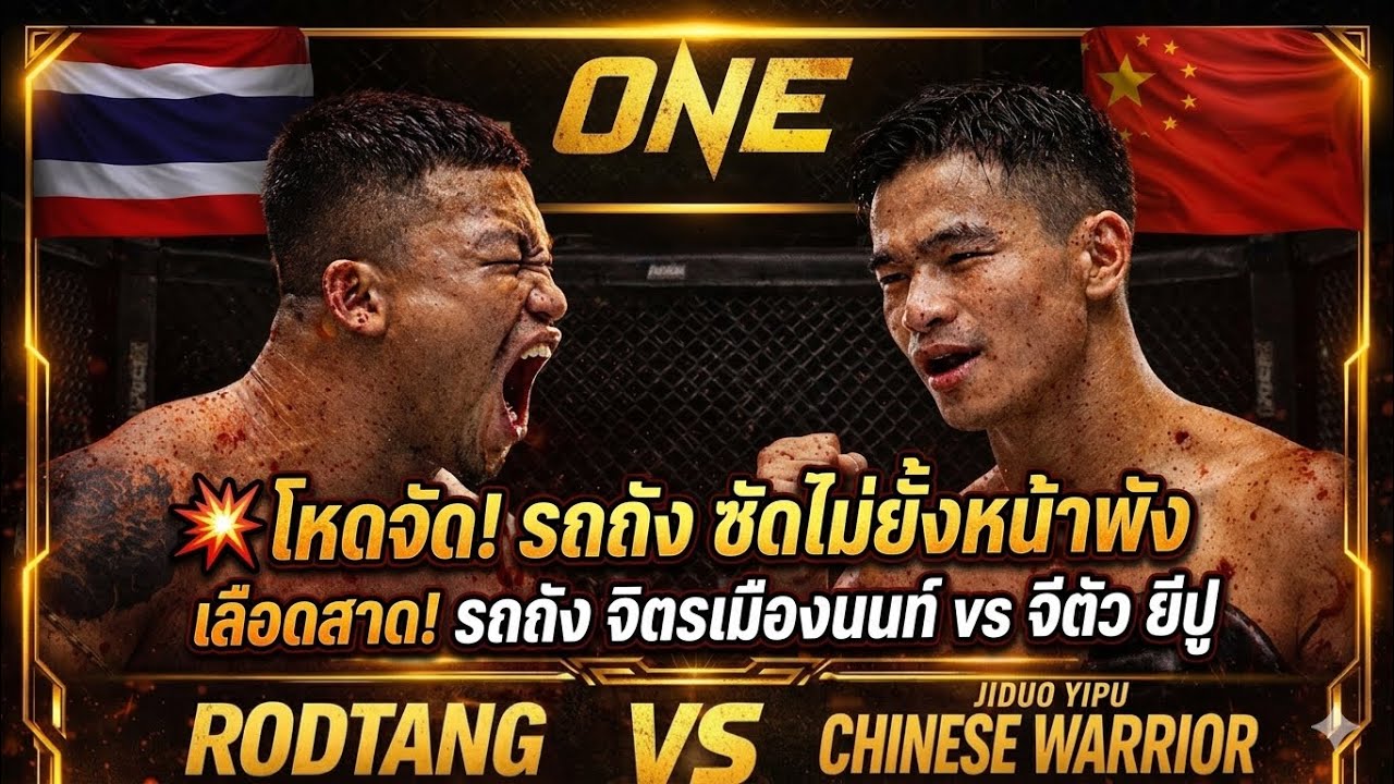 💥 โหดจัด! รถถัง ซัดไม่ยั้งหน้าพัง เลือดสาด! รถถัง จิตรเมืองนนท์ vs จีตัว ยีปู 