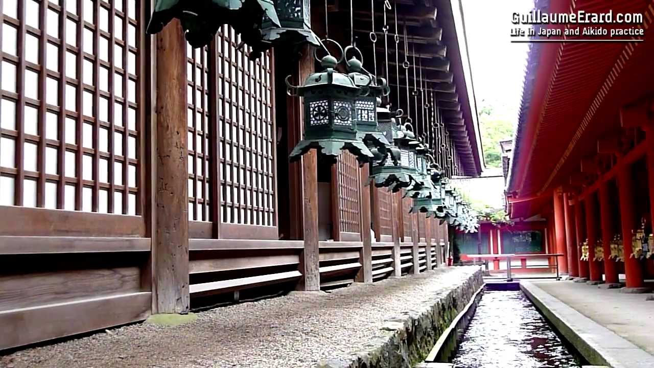 Kasuga Taisha shrine in Nara (春日大社, Kasuga-taisha) background