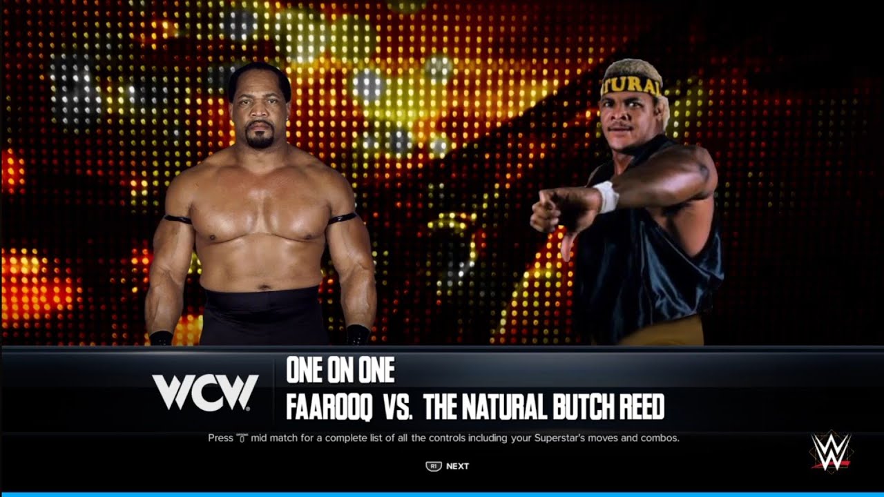 Ron Simmons vs Butch Reed. WCW. WWE 2K24