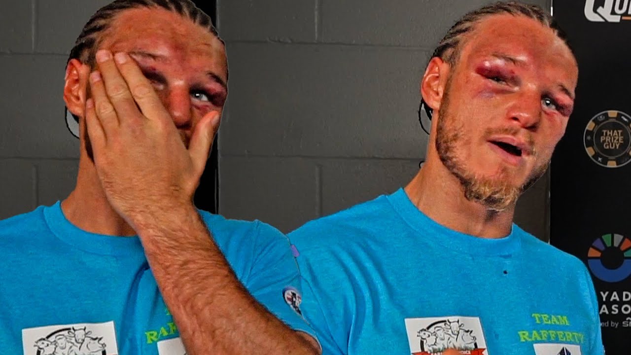EMOTIONAL Jack Rafferty AFTER BRUTAL DRAW: 'I'LL MAKE YOU PROUD AGAIN!!' background