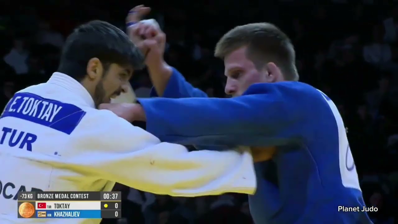 Ejder TOKTAY 🇹🇷 🆚️ Ayub KHAZHALIEV 🇷🇺 | схватка за бронзу/-73кг | Большой Шлем Баку 2024