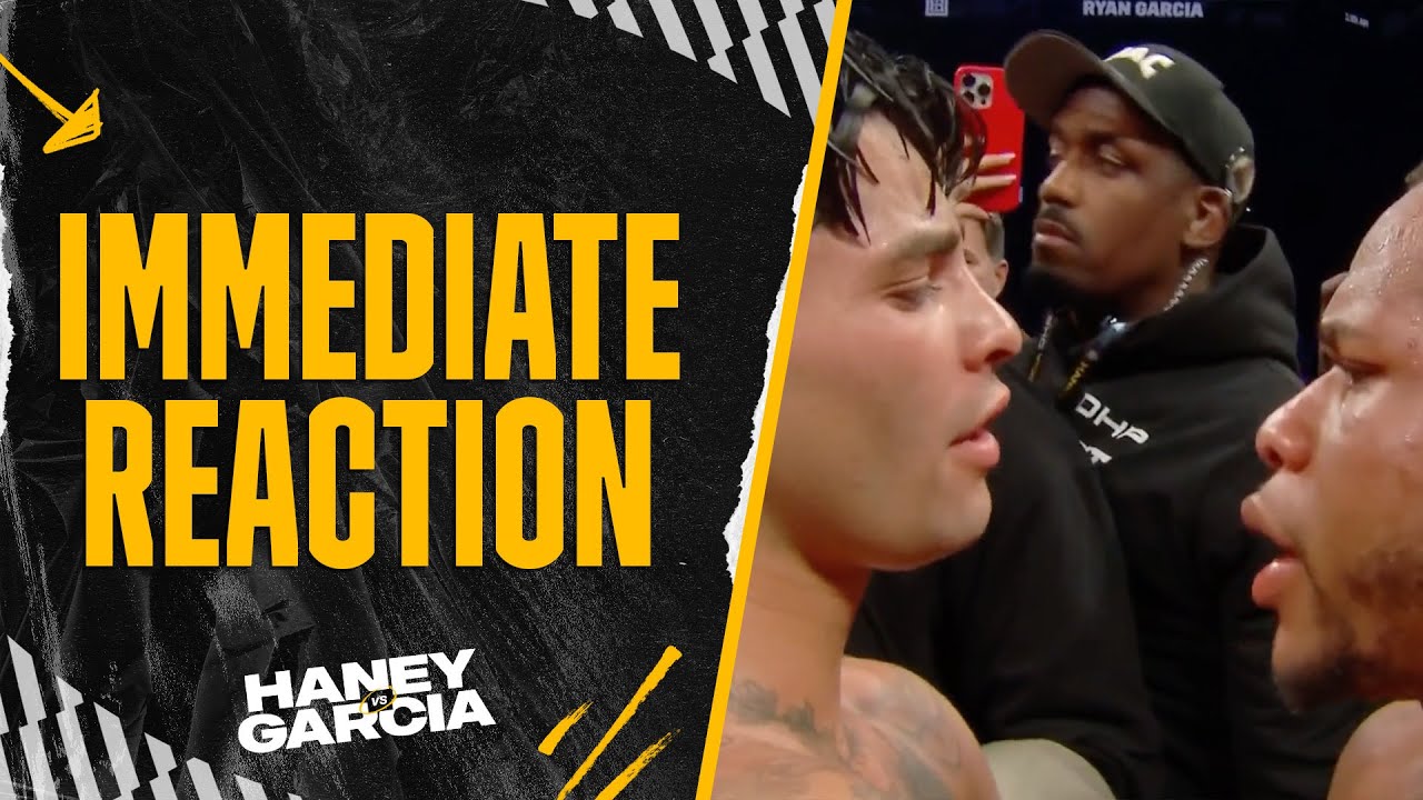 "Let's Run It Back!" Ryan Garcia & Devin Haney Talk After Epic Fight backdrop