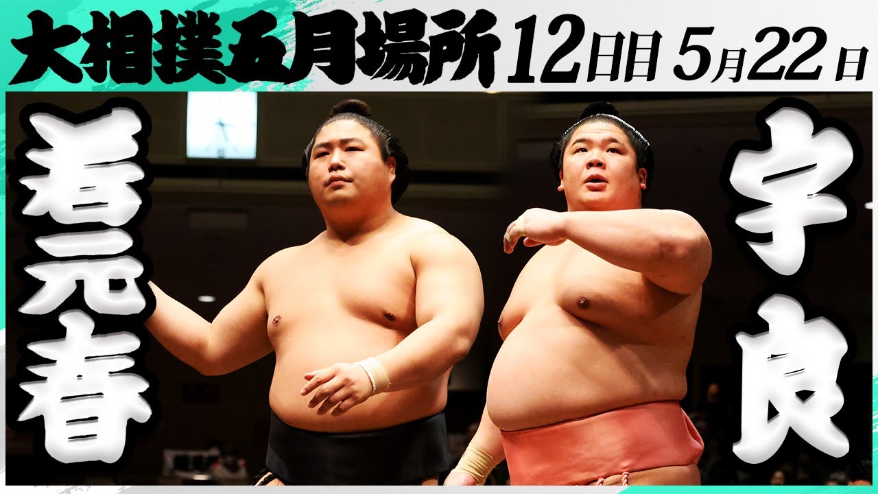 大相撲 若元春ー宇良<令和7年五月場所・12日目>SUMO