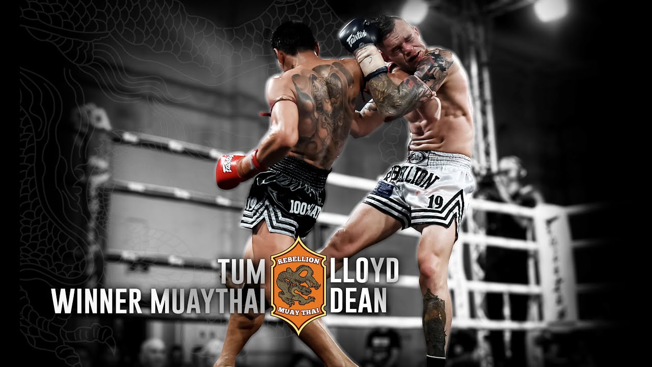 FULL FIGHT | Rebellion Muaythai 19: Lloyd Dean vs Tum Winner Muaythai background