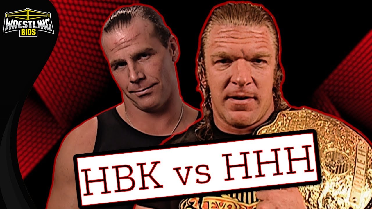 The Triple H vs Shawn Michaels Feud background