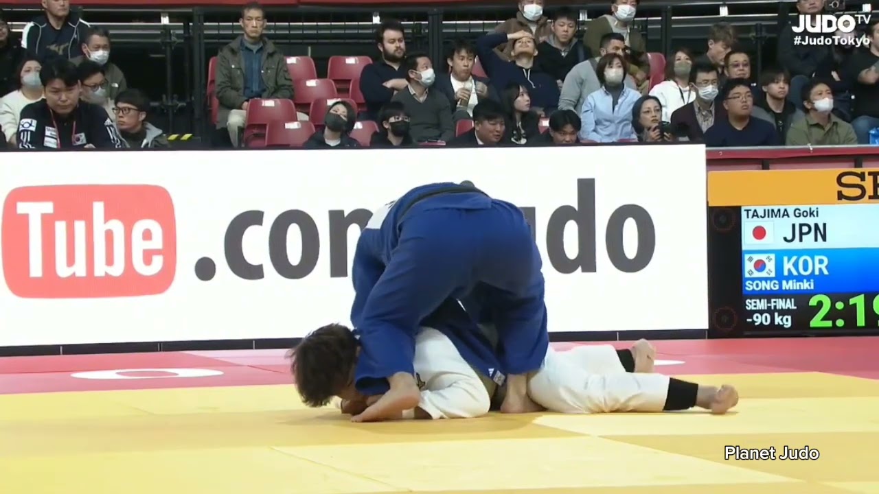 Goki TAJIMA 🇯🇵 🆚️ Minki SONG 🇰🇷 | полуфинал /-90кг | Большой Шлем Токио 2025