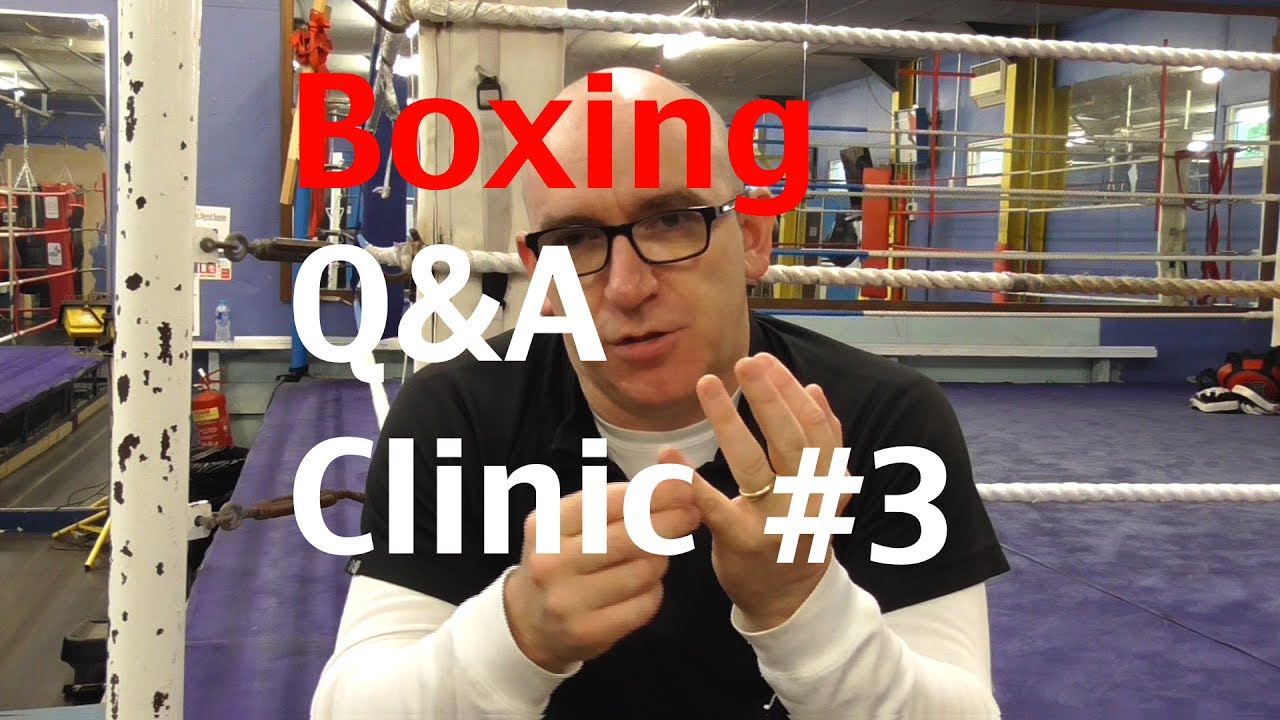 Boxing Training Q&A Clinic #3 backdrop