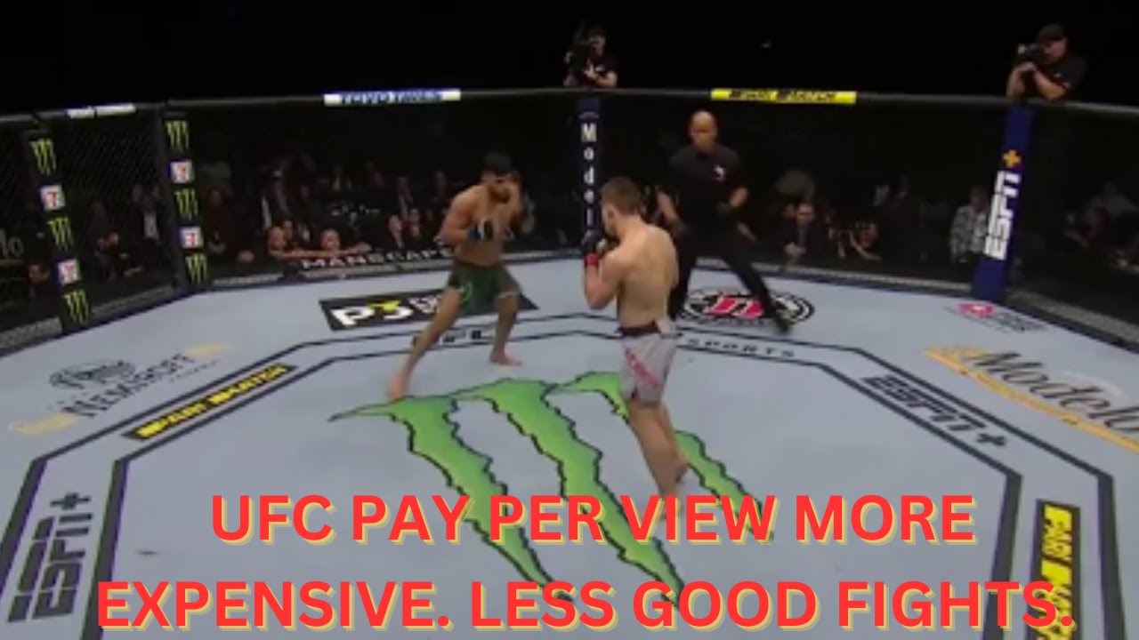 Why The Price Increasing In The PPV Fight Cards Is Making The UFC Fans Angry. #ufc backdrop