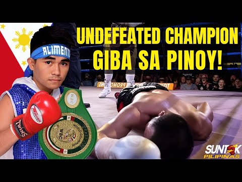 NANGANIB ANG UNDEFEATED CHAMPION NG THAILAND SA MALA SEMENTONG PINOY! | ALIMENTO VS CHAIUDOM