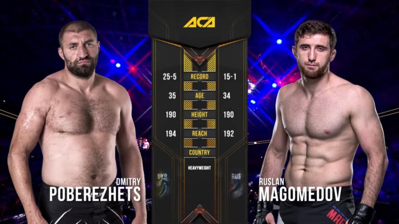 Дмитрий Побережец vs. Руслан Магомедов | Dmitry Poberezhets vs. Ruslan Magomedov | ACA 115 - Moscow background