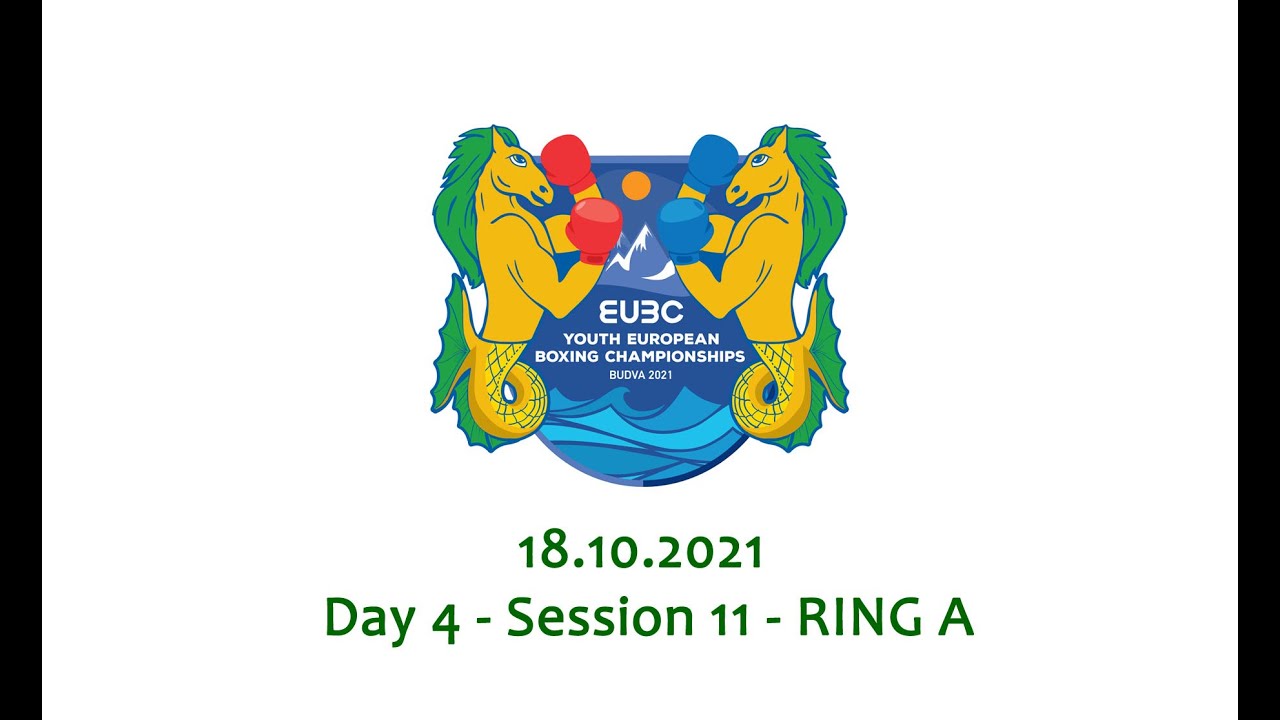 EUBC Youth European Boxing Championships - Budva 2021 - Day 4, Session 11, Ring A background