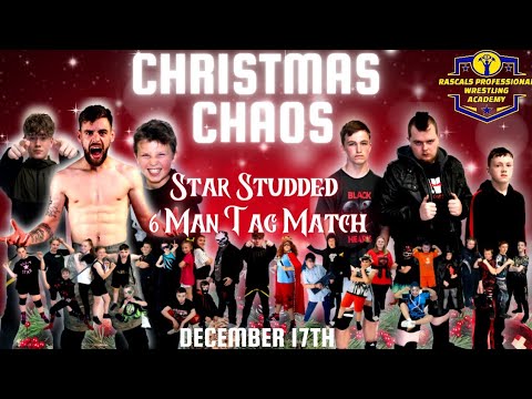Rascals' Childrens Christmas Show - Match 4 Star Studded 6man tag - Blackhearts Vs Jack, West & Ego background