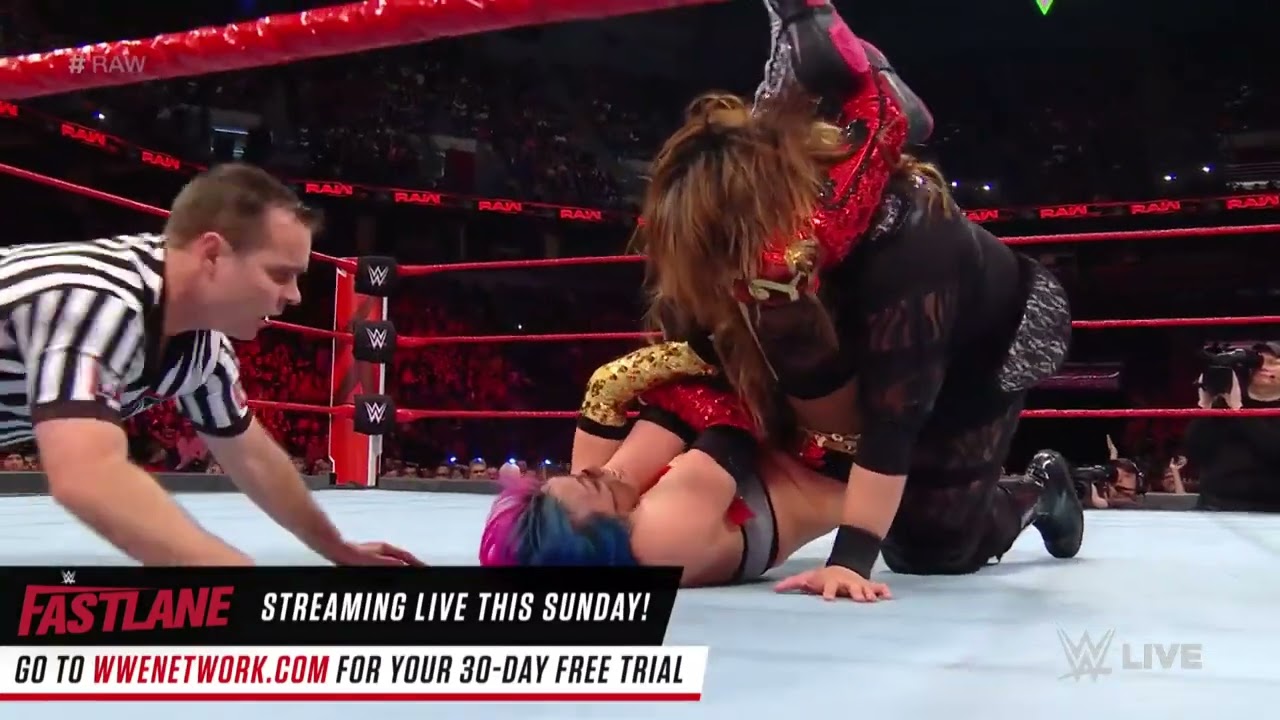 Asuka vs. Nia Jax: Raw, March 5, 2018