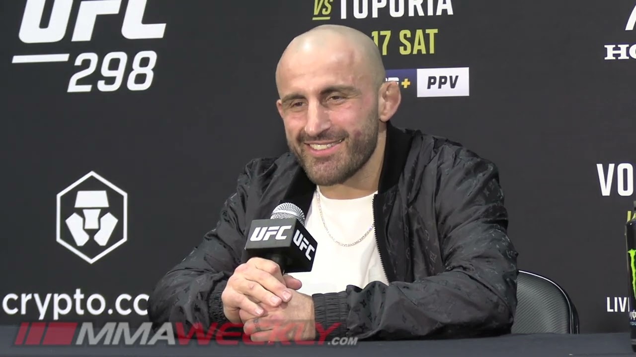 Alexander Volkanovski: Sights Set on Remtach “I Deserve That” | UFC 298 background