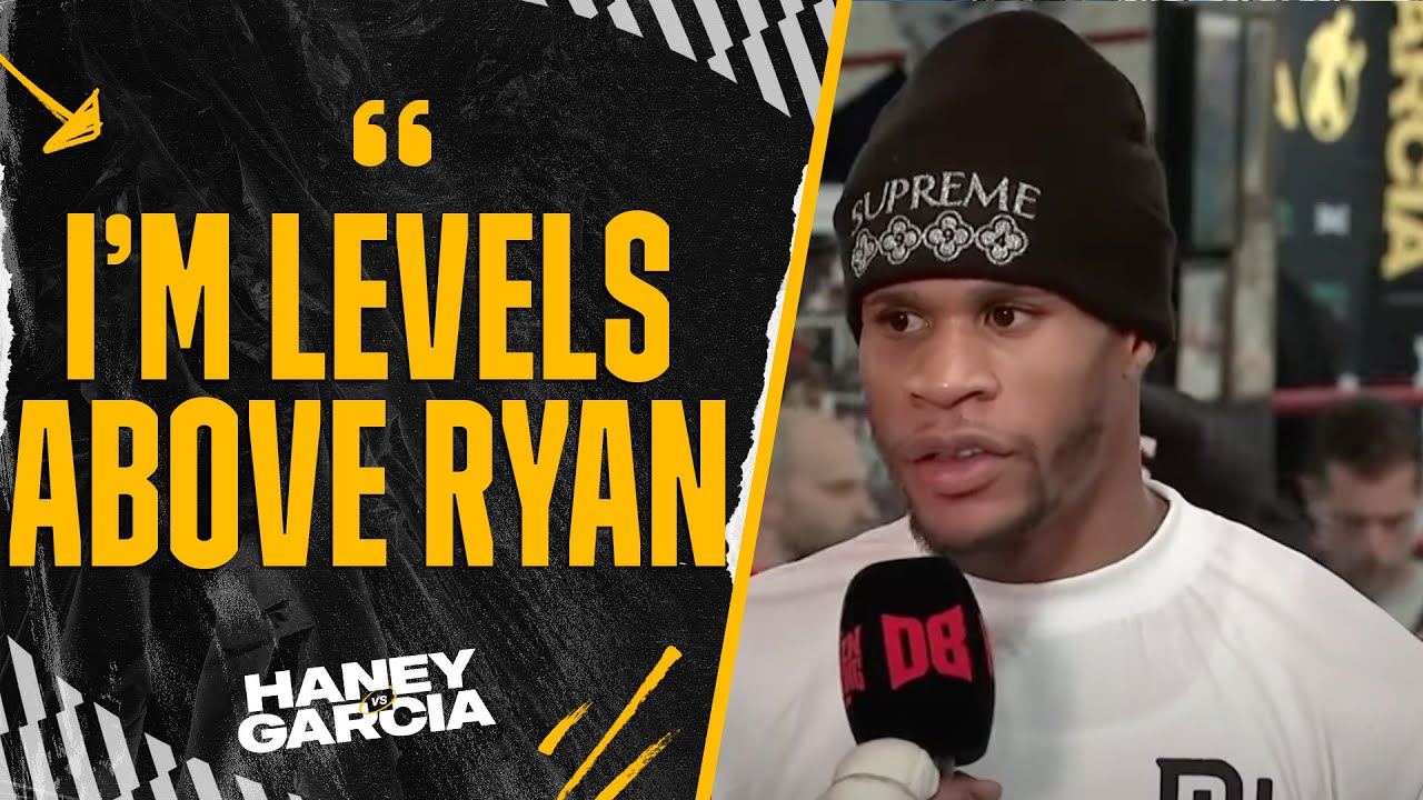 "Ryan Garcia Looks BIG, But I Think He Makes Weight!" - Devin Haney background