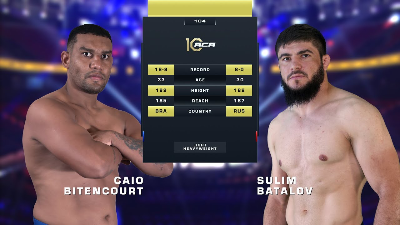 Кайо Битенкурт vs. Сулим Баталов | Caio Bitencourt vs. Sulim Batalov | ACA 184 background