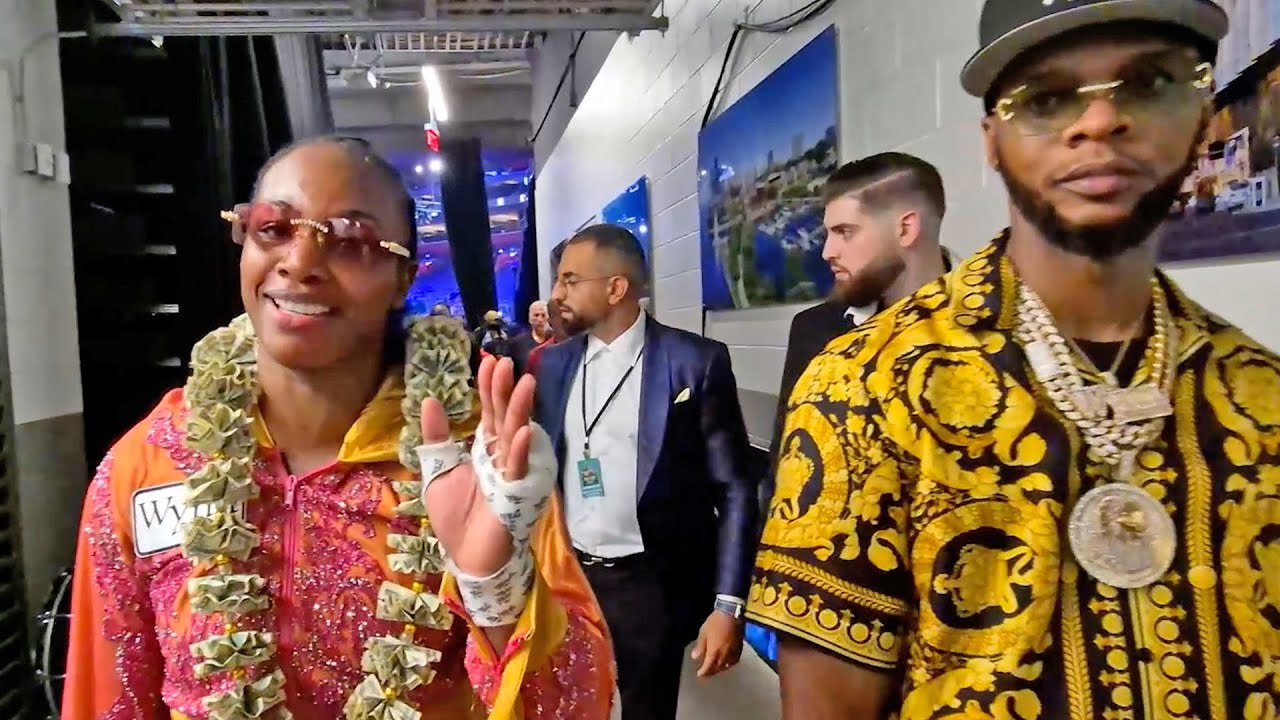 CLARESSA SHIELDS & PAPOOSE INSTANT REACTION TO DEFEATING LANIE DANIELS background