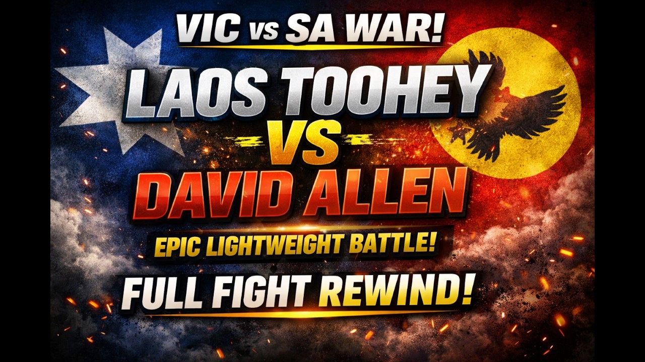 LAOS TOOHEY vs DAVID ALLEN 🔥 | VIC vs SA WAR!